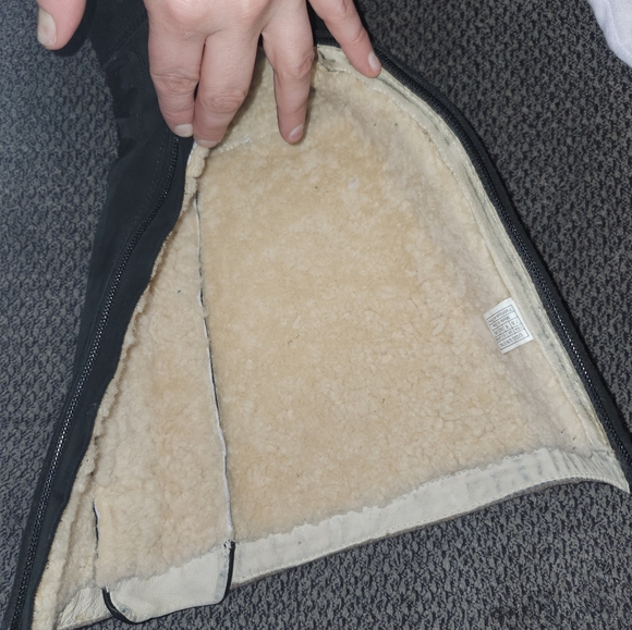 UGG Black Lace Up Boot - Picture 6 of 7